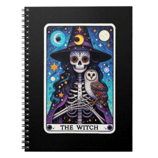 La collection de Carnets de la carte Tarot sorcièr (Devant)