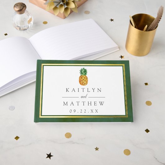 La collection de Mariages d'ananas tropicaux (Recto ouvert)