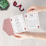 La collection de Mariages de cartes de jeu Monogra<br><div class="desc">Célébrez dans le style avec ces invitations de mariage modernes et très tendance tout en une seule avec facile déchirure RSVP. Ce design est facile à personnaliser avec votre libellé d'événement spécial et vos invités seront ravis quand ils reçoivent ces invitations fabuleux.</div>
