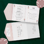 La collection de Mariages de cartes de jeu Monogra<br><div class="desc">Célébrez dans le style avec ces invitations de mariage modernes et très tendance tout en une seule avec facile déchirure RSVP. Ce design est facile à personnaliser avec votre libellé d'événement spécial et vos invités seront ravis quand ils reçoivent ces invitations fabuleux. Les éléments mariages correspondants se trouvent dans la...</div>