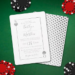 La collection de Mariages de cartes de jeu Monogra<br><div class="desc">Célébrez dans le style avec ces invitations de mariage chic et très tendance. Ce design est facile à personnaliser avec votre libellé d'événement spécial et vos invités seront ravis quand ils reçoivent ces invitations fabuleux. Le K & Q des coeurs peut être laissé comme il est pour représenter le roi...</div>