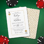 La collection de Mariages de cartes de jeu Monogra<br><div class="desc">Célébrez dans le style avec ces invitations de mariage chic et très tendance. Ce design est facile à personnaliser avec votre libellé d'événement spécial et vos invités seront ravis quand ils reçoivent ces invitations fabuleux. Le K & Q des coeurs peut être laissé comme il est pour représenter le roi...</div>