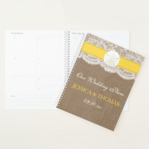 La collection de mariages de plage de sable jaune