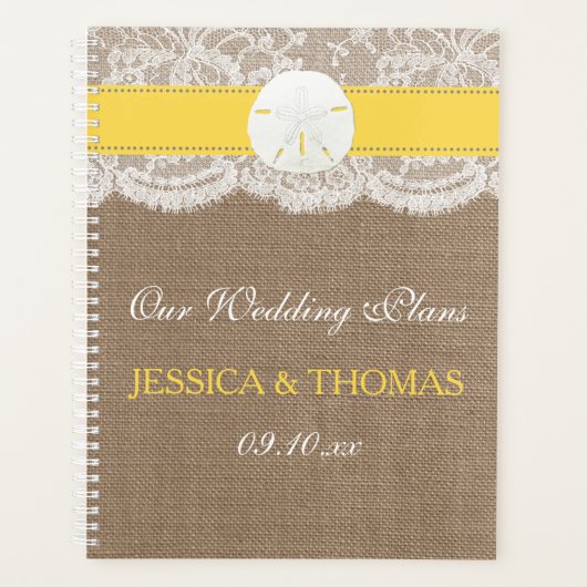 La collection de mariages de plage de sable jaune  (Devant)