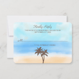 La collection de mariages Watercolor Beach - RSVP