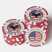 La collection Liberty Jetons de poker – Fabriqué a (Empiler)
