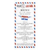 La collection moderne de Mariages Airmail - Menu (Devant)