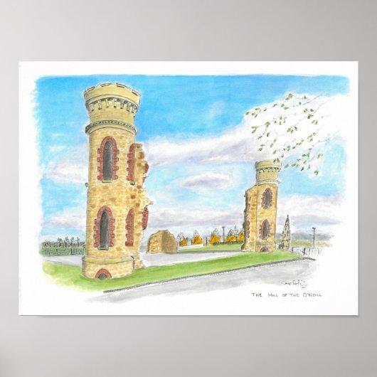 La colline de l'O'Neill Dungannon  Affiche (Devant)