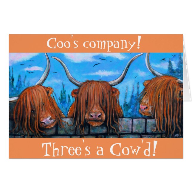 La compagnie du roucoulement, un cow'd. de trois (Devant horizontal)