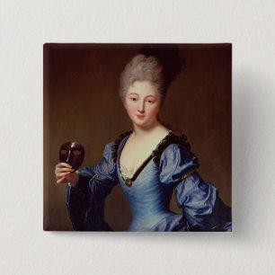 La Comtesse de Bersac Vierkante Button 5,1 Cm