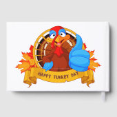 La conception amusante de Thanksgiving de style ca (Verso)