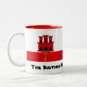 La conception britannique de tasse de rocher de (Gauche)