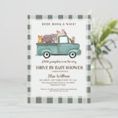 La conduite de Woodland par Baby shower Invitation (Debout devant)
