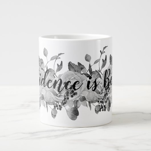 La confiance est la beauté - Jumbo Mug (Devant)