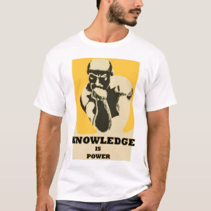 La connaissance vintage est T-shirt de puissance