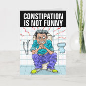 LA CONSTIPATION N'EST PAS UNE CARTE D'ANNIVERSAIRE (Devant)