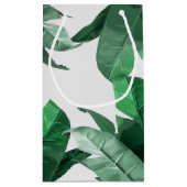 La copie tropicale de paume part du sac de cadeau (Dos)