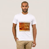 La corde perdue du T-shirt en toile ENKI Bella (Devant entier)