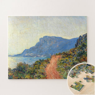 La Corniche bij Monaco door Claude Monet Legpuzzel