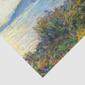 La Corniche bij Monaco door Claude Monet Tissuepapier (Detail)