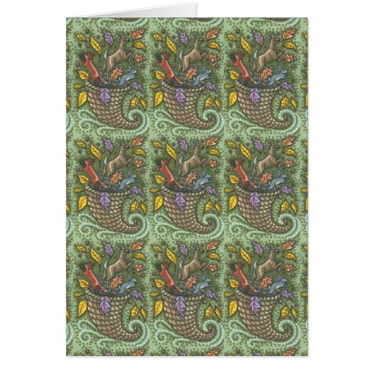 LA CORNUCOPIE DE LA NATURE MERCI CARTE DE SALUT B (Devant)