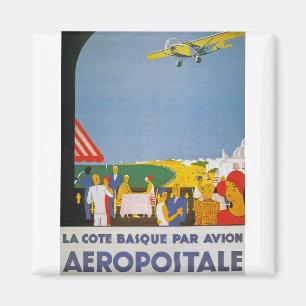 La Cote Basque Par Avion Magneet