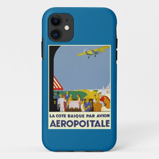 La Cote Basque Per Vliegtuig Case-Mate iPhone Case (Achterkant)