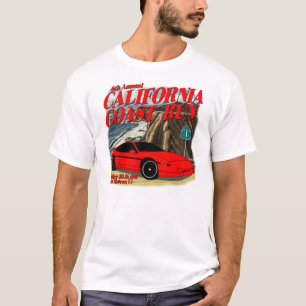La côte de la Californie courent le T-shirt 2008