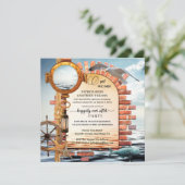 La Côte De La Marine Nautique Après La Faire-part  (Debout devant)