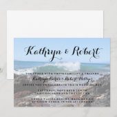 La côte d'Hawaii La Faire-part de mariage de Maken (Devant / Derrière)