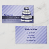 La couche-culotte durcit des cartes de visite (Devant / Derrière)