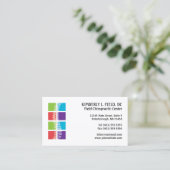 La couleur bloque des cartes de rendez-vous de (Debout devant)