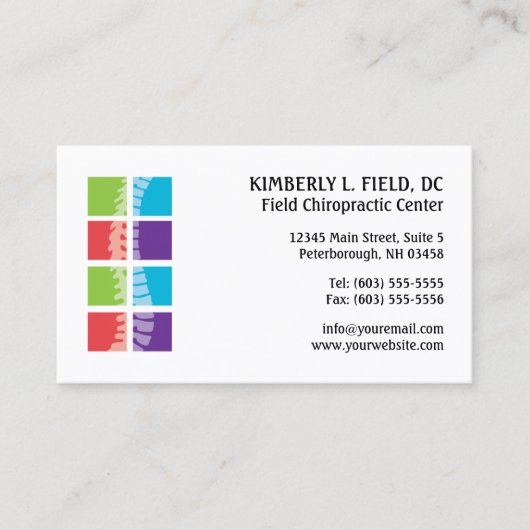 La couleur bloque des cartes de rendez-vous de (Devant)