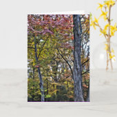 La couleur dans des cartes d'arbres (Fleur jaune)