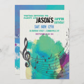 La couleur de la musique 2 Invitation (Devant / Derrière)