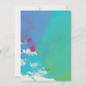 La couleur de la musique Invitation (Dos)