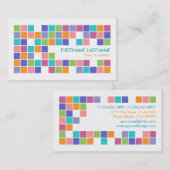 La couleur moderne couvre de tuiles le carte de (Devant / Derrière)