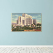 LA County General Hospital Canvas Afdruk (Insitu (Houten vloer))