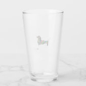 La Coupe de verre Dachshund de 16 oz. (Dos)