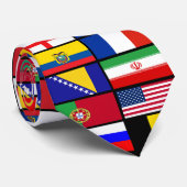 La coupe du football marque la cravate 2014 (Roulé)