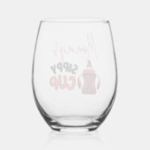 La Coupe Sippy de maman Drôle Verre Stemless (Verso)