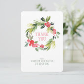 La couronne florale de mariage d'hiver| Merci (Debout devant)