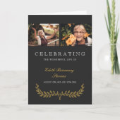 La couronne jaune célèbre le programme funéraire d (Devant)