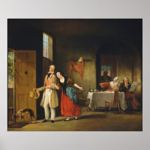 La Cousin Bachful - F W Edmonds Poster des Beaux-A