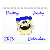La coutume a imprimé le calendrier 2015 d'hockey (Protection)