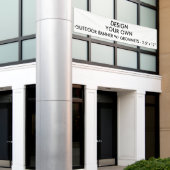 La coutume a personnalisé 2,5'" la bannière X12 (Bâtiment extérieur)