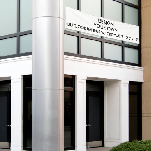 La coutume a personnalisé 2,5'" la bannière X12 (Bâtiment extérieur)