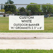 La coutume a personnalisé 2,5' x 6" bannière (En situation)