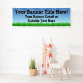 La coutume a personnalisé 8' au loin bannière de (En situation)