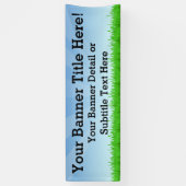 La coutume a personnalisé 8' au loin bannière de (Vertical)